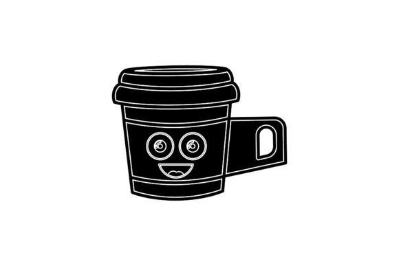 Coffee Cup Breakfast Kawaii Silhouette