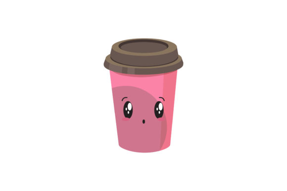 Coffee Cup Cold Kawaii Graphics Freebies