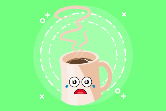 Coffee Cup Dessert Kawaii Graphics