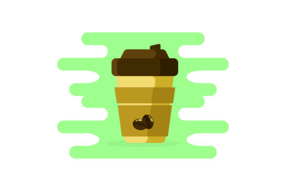 Coffee Drink Cup Cute Clipart: Graphics & Icons for Branding
