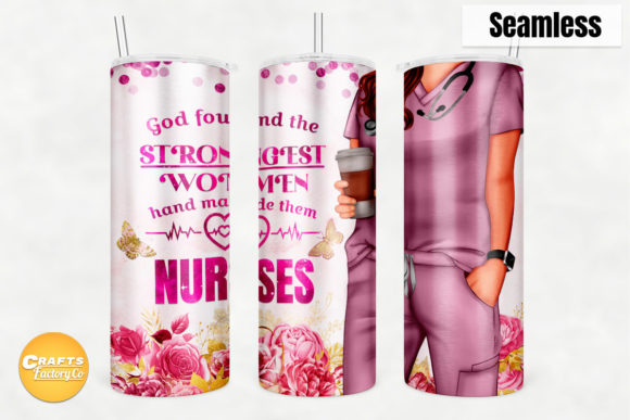 Nurse 20oz Skinny Tumbler Sublimation