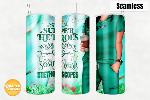 Nurse Tumbler Sublimation Designs: Graphics for Crafts