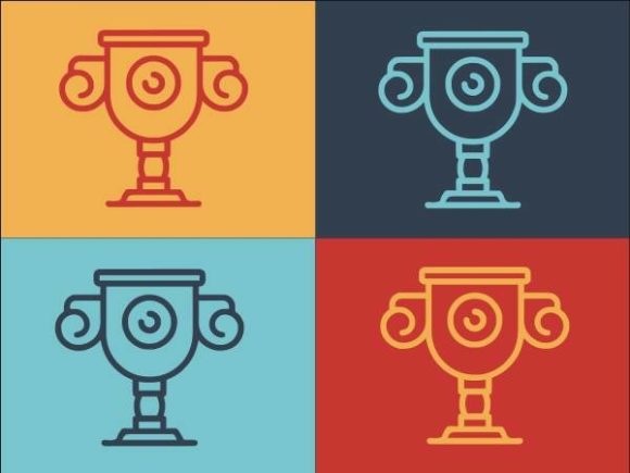 School Sports Cup Graphics and Logos