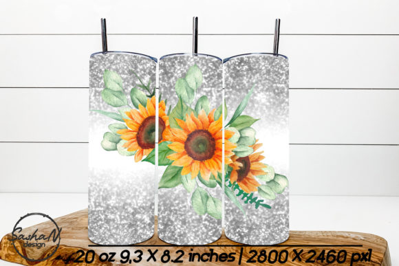 Sunflower Sublimation Tumbler Design: Graphics & Print Templates Review