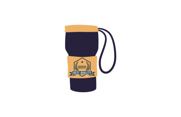 Tumbler Drink Cup Coffee Brown Vector